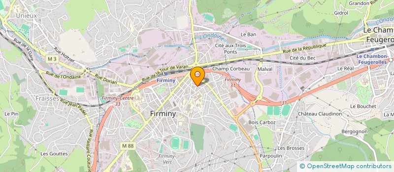 localisation de l'entreprise SYNDICAT DE COPROPRIETAIRE à FIRMINY