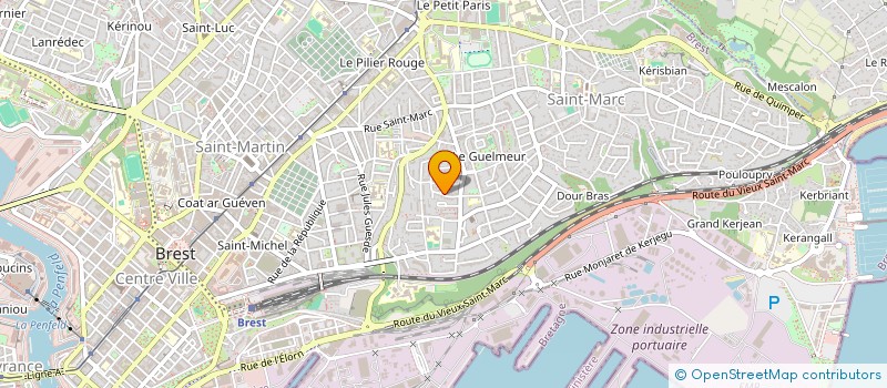 localisation de l'entreprise SYNDICAT DE COPROPRIETAIRE à BREST