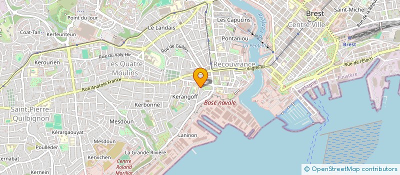 localisation de l'entreprise SYNDICAT DE COPROPRIETAIRE à BREST