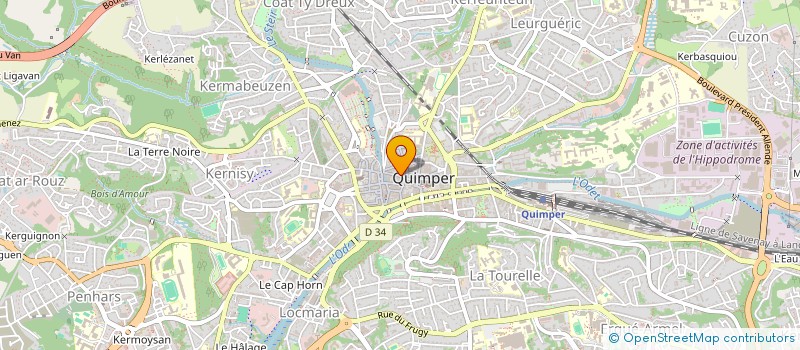 localisation de l'entreprise SYNDICAT DE COPROPRIETAIRE  QUIMPER