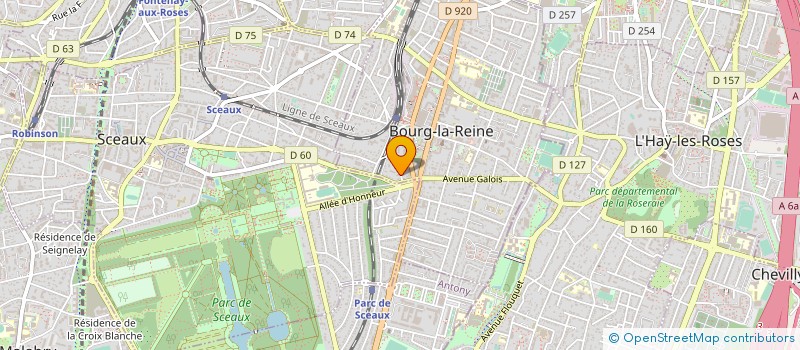 localisation de l'entreprise SYNDICAT DE COPROPRIETAIRE à BOURG-LA-REINE