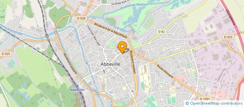 localisation de l'entreprise SYNDICAT DE COPROPRIETAIRE à ABBEVILLE