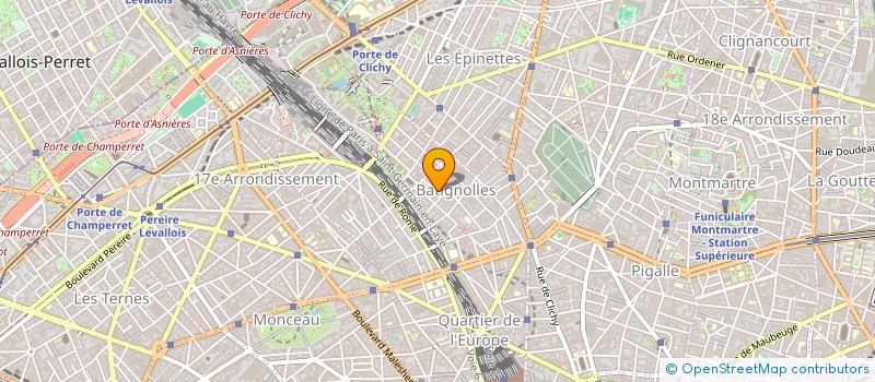 localisation de l'entreprise SYNDICAT DE COPROPRIETAIRE 8 RUE LAMANDE  PARIS