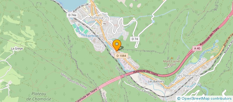 localisation de l'entreprise SYNDICAT DE COPROPRIETAIRE LE MERLOZ à NANTUA