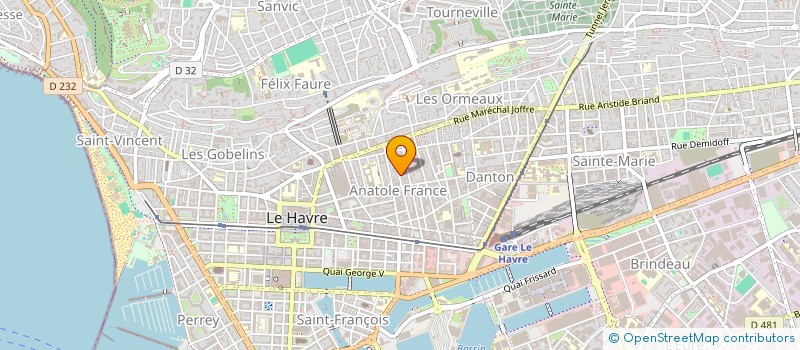 localisation de l'entreprise SYNDICAT DE COPROPRIETAIRE PERI FRANKLIN à LE HAVRE