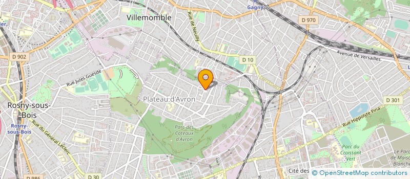 localisation de l'entreprise SYNDICAT DE COPROPRIETAIRENOISETIERS  NEUILLY-PLAISANCE