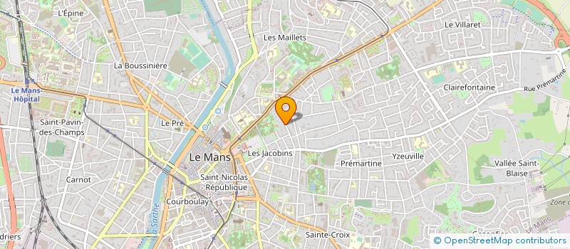 localisation de l'entreprise SYNDICAT DE COPROPRIETAIRES  LE MANS