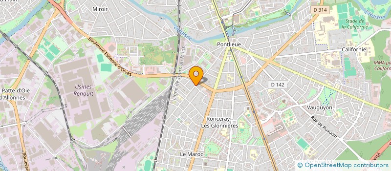 localisation de l'entreprise SYNDICAT DE COPROPRIETAIRES  LE MANS