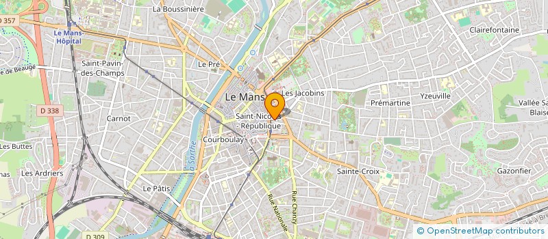localisation de l'entreprise SYNDICAT DE COPROPRIETAIRES  LE MANS