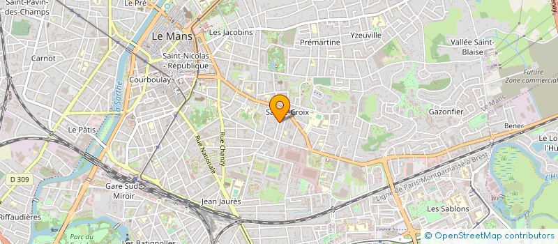 localisation de l'entreprise SYNDICAT DE COPROPRIETAIRES  LE MANS