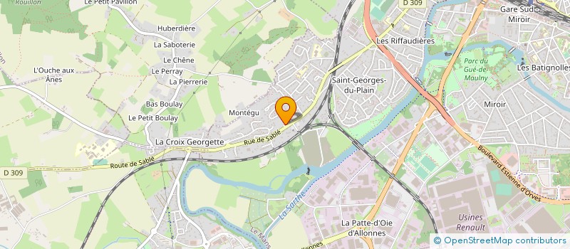 localisation de l'entreprise SYNDICAT DE COPROPRIETAIRES  LE MANS