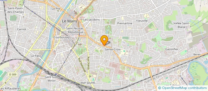 localisation de l'entreprise SYNDICAT DE COPROPRIETAIRES  LE MANS