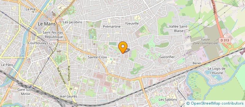 localisation de l'entreprise SYNDICAT DE COPROPRIETAIRES  LE MANS