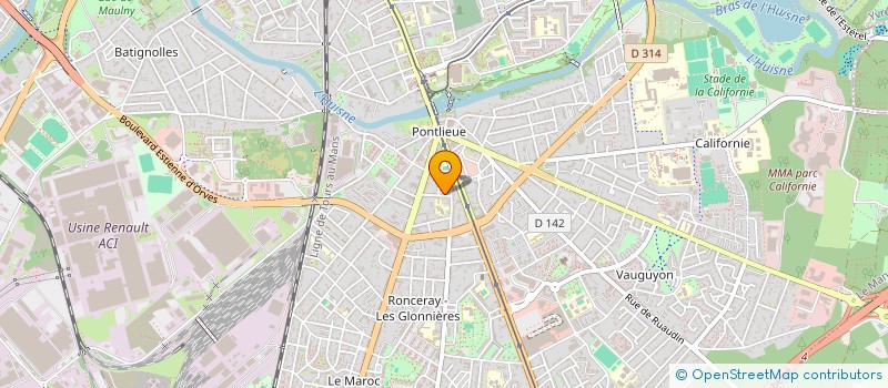 localisation de l'entreprise SYNDICAT DE COPROPRIETAIRES  LE MANS