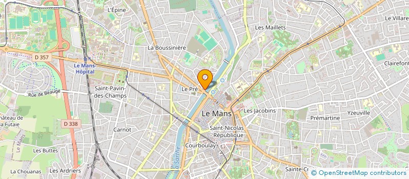 localisation de l'entreprise SYNDICAT DE COPROPRIETAIRES  LE MANS