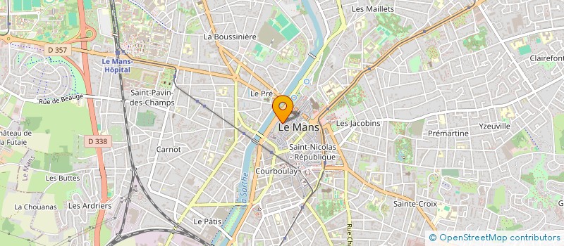 localisation de l'entreprise SYNDICAT DE COPROPRIETAIRES  LE MANS