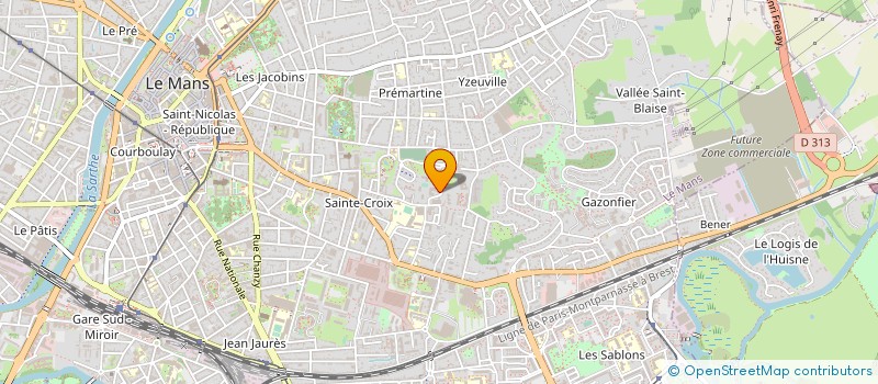 localisation de l'entreprise SYNDICAT DE COPROPRIETAIRES  LE MANS