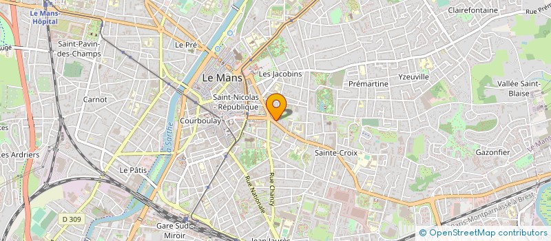 localisation de l'entreprise SYNDICAT DE COPROPRIETAIRES  LE MANS