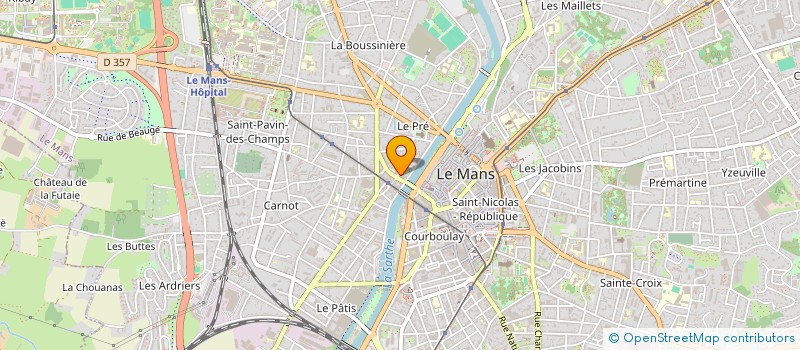 localisation de l'entreprise SYNDICAT DE COPROPRIETAIRES  LE MANS