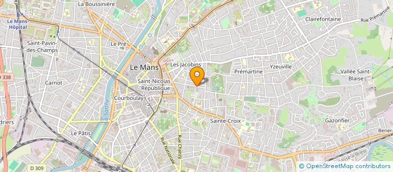 localisation de l'entreprise SYNDICAT DE COPROPRIETAIRES  LE MANS