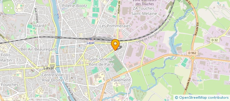 localisation de l'entreprise SYNDICAT DE COPROPRIETAIRES à LAVAL