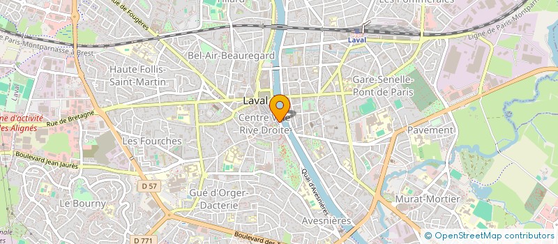localisation de l'entreprise SYNDICAT DE COPROPRIETAIRES à LAVAL