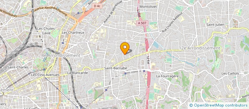 localisation de l'entreprise SYNDICAT DE COPROPRIETAIRES à MARSEILLE