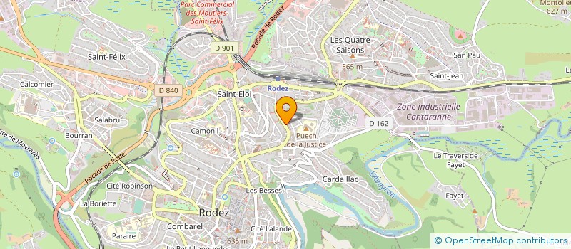 localisation de l'entreprise SYNDICAT DE COPROPRIETAIRES  RODEZ