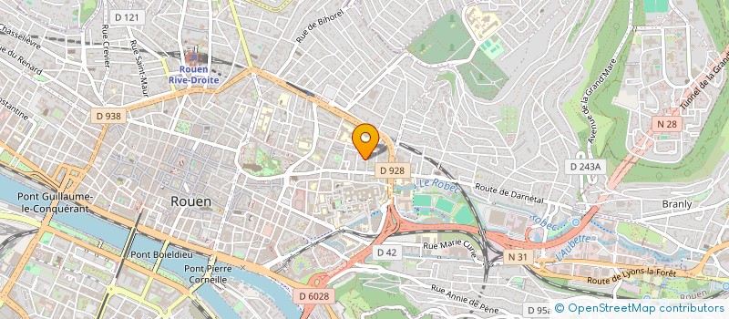 localisation de l'entreprise SYNDICAT DE COPROPRIETAIRES 27 ALL DANIEL LAVALEE à ROUEN