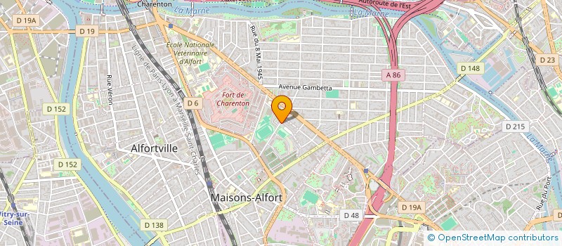localisation de l'entreprise SYNDICAT DE COPROPRIETAIRES  MAISONS-ALFORT