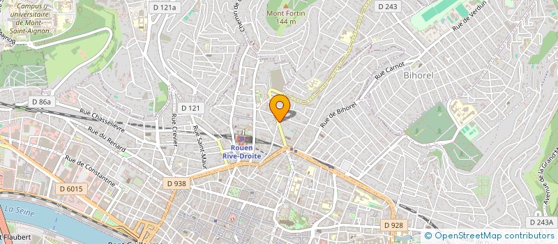 localisation de l'entreprise SYNDICAT DE COPROPRIETAIRES 32 34 36 ROUTE DE NEUFCHATEL à ROUEN