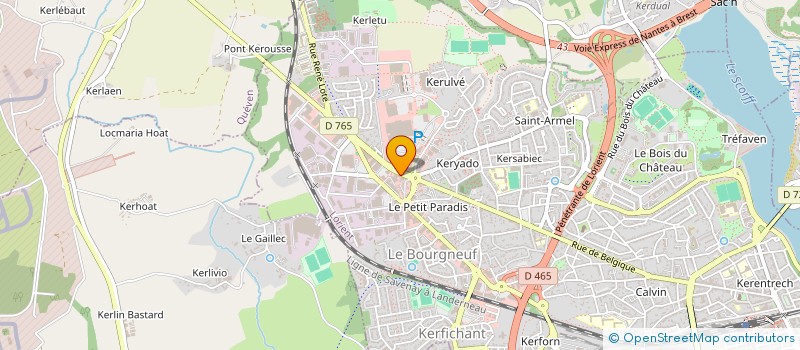 localisation de l'entreprise SYNDICAT DE COPROPRIETAIRES à LORIENT
