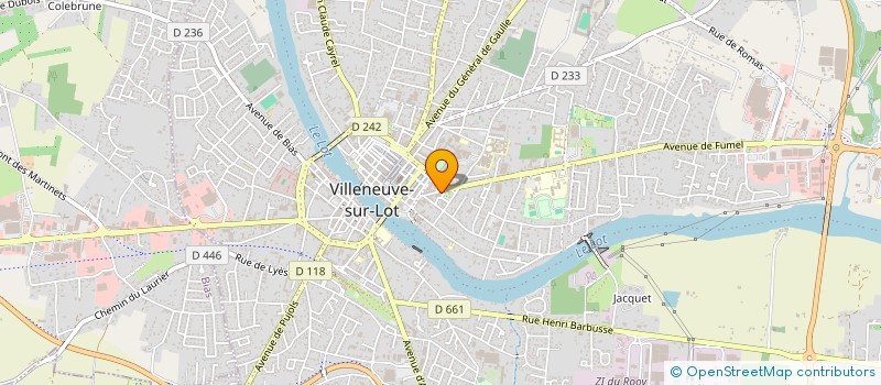 localisation de l'entreprise SYNDICAT DE COPROPRIETAIRES  VILLENEUVE-SUR-LOT