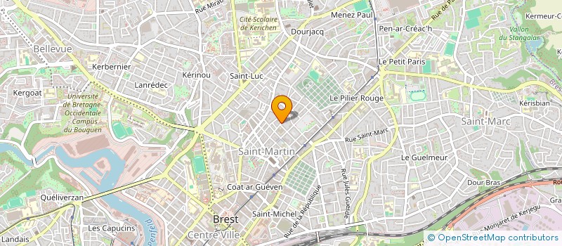 localisation de l'entreprise SYNDICAT DE COPROPRIETAIRES à BREST