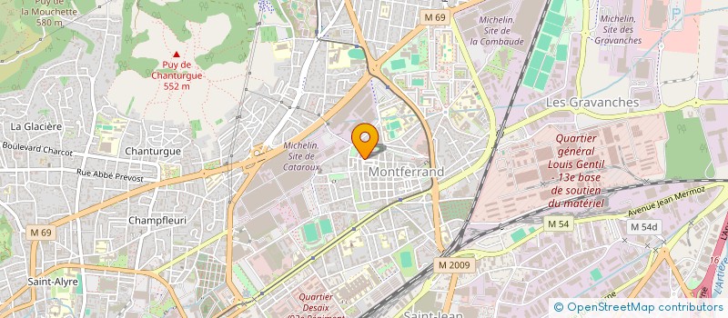 localisation de l'entreprise SYNDICAT DE COPROPRIETAIRES  CLERMONT-FERRAND