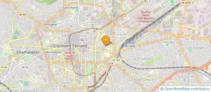 localisation de l'entreprise SYNDICAT DE COPROPRIETAIRES  CLERMONT-FERRAND