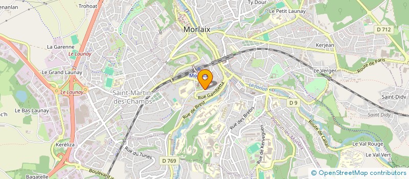 localisation de l'entreprise SYNDICAT DE COPROPRIETAIRES à MORLAIX