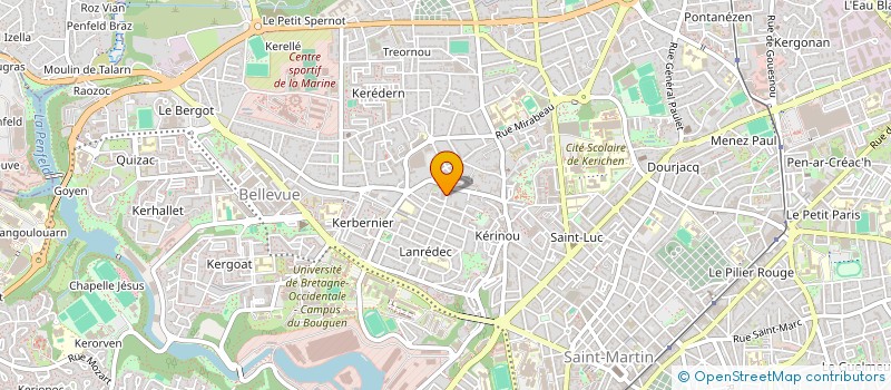 localisation de l'entreprise SYNDICAT DE COPROPRIETAIRES à BREST