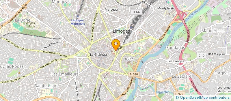 localisation de l'entreprise SYNDICAT DE COPROPRIETAIRES à LIMOGES