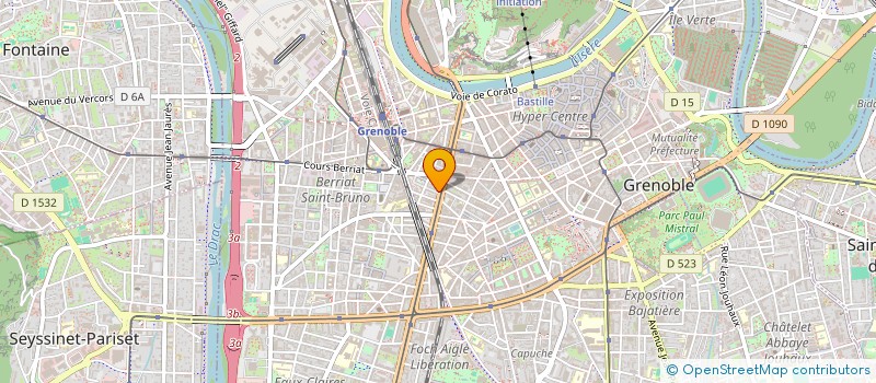 localisation de l'entreprise SYNDICAT DE COPROPRIETAIRES  GRENOBLE