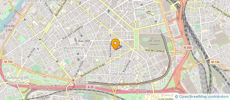 localisation de l'entreprise SYNDICAT DE COPROPRIETAIRES à LILLE