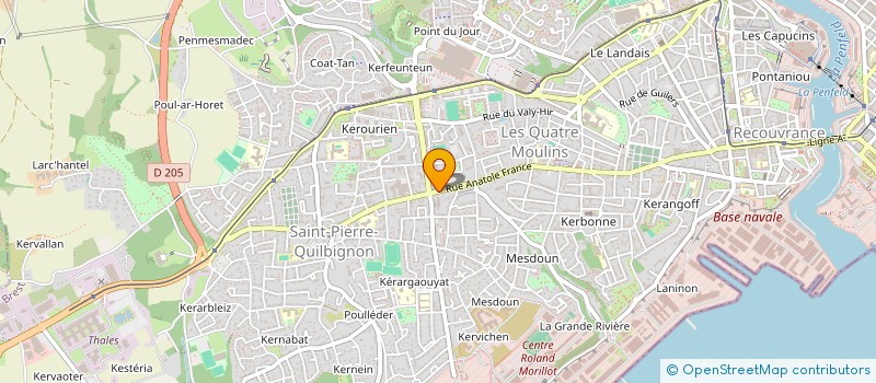 localisation de l'entreprise SYNDICAT DE COPROPRIETAIRES à BREST