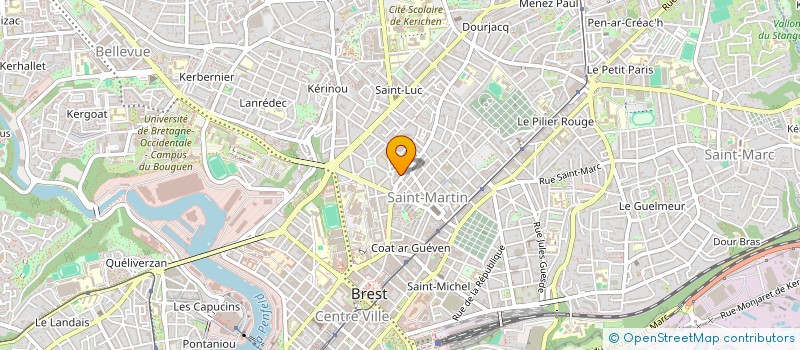 localisation de l'entreprise SYNDICAT DE COPROPRIETAIRES à BREST