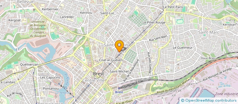 localisation de l'entreprise SYNDICAT DE COPROPRIETAIRES à BREST