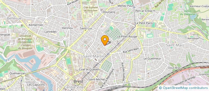 localisation de l'entreprise SYNDICAT DE COPROPRIETAIRES à BREST