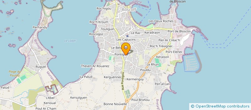 localisation de l'entreprise SYNDICAT DE COPROPRIETAIRES  ROSCOFF