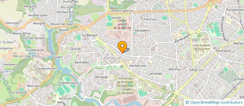 localisation de l'entreprise SYNDICAT DE COPROPRIETAIRES à BREST