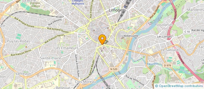 localisation de l'entreprise SYNDICAT DE COPROPRIETAIRES à LIMOGES
