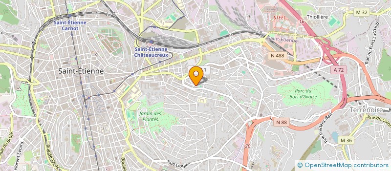 localisation de l'entreprise SYNDICAT DE COPROPRIETAIRES  SAINT-ETIENNE