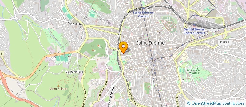 localisation de l'entreprise SYNDICAT DE COPROPRIETAIRES  SAINT-ETIENNE